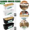 2Pcs Hanging Chicken Feeder BPA Free Poultry Feeding Container Easy To Install Goat Feeder Multi-Role Feed Trough for Duck Goat