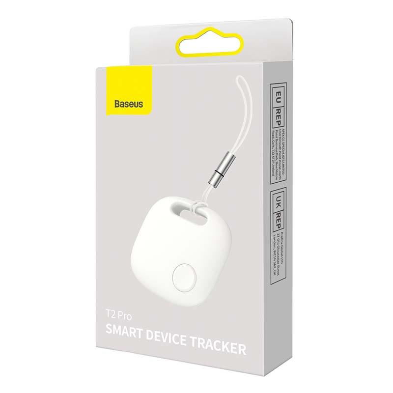 Bluetooth Locator Baseus T2 Pro with Lanyard (White)