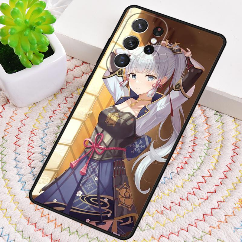 Чехол для телефона Genshin Impact Kamisato Ayaka из силикона для Samsung Galaxy note 10 pro S26 S24 S23 S22 S21 Plus S25Ultra Capa Cover
