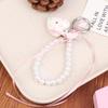 Y2K Aesthetic Pearl Bow Hello Kitty Keychain Pendant Trendy Cute Sweet Kt Cat Keyring Bag Charms Key Holder For Girls Gift