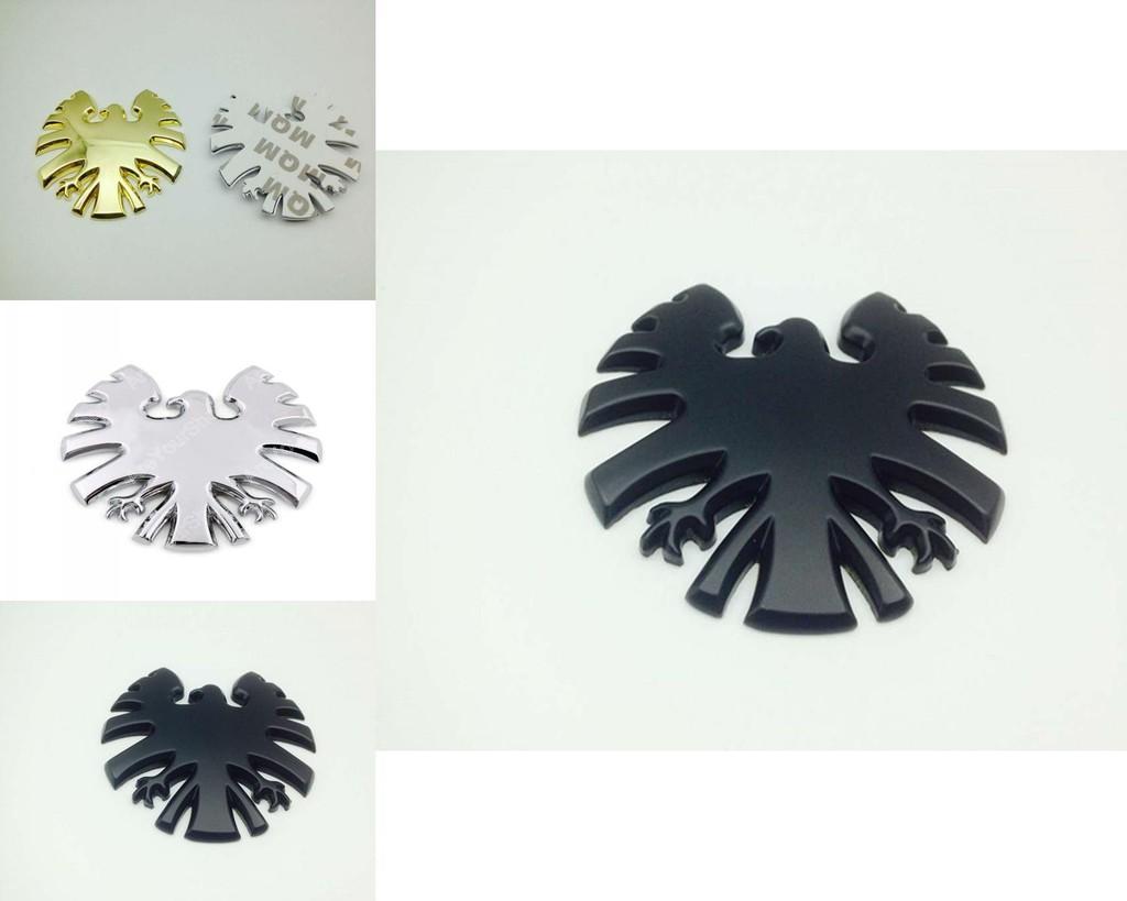 Металлическая эмблема-значок для автомобиля премиум-качества «Агенты Щ.И.Т.» с неподвластным времени дизайном