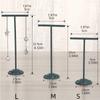 3Pcs/Set Hanging Jewelry Display Holder Metal Necklace Organizer Rack  Earring