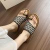 Fashion Xiaoxiangfeng holiday slippers women's spring and summer 2025 new soft bottom Mori set toe non-slip cool slippers women