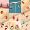 European and American Trendy Santa Claus Christmas Earrings for Women