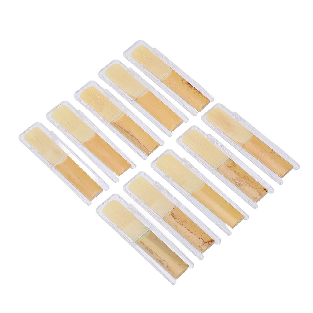 10PCS 2.5 Strength Clarinet Reed Replacement B Flat Vibrating Reeds Clarinet Accessories