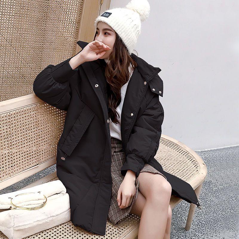 Зимнее свободное пальто из толстого хлеба, студенческая куртка на хлопковой подкладке