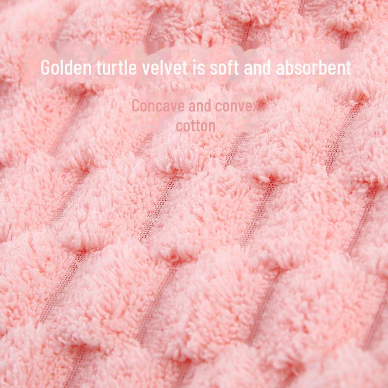 Комплект из 3 быстросохнущих полотенец из кораллового флиса - впитывающий хлопок для ванной, пляжа и дома