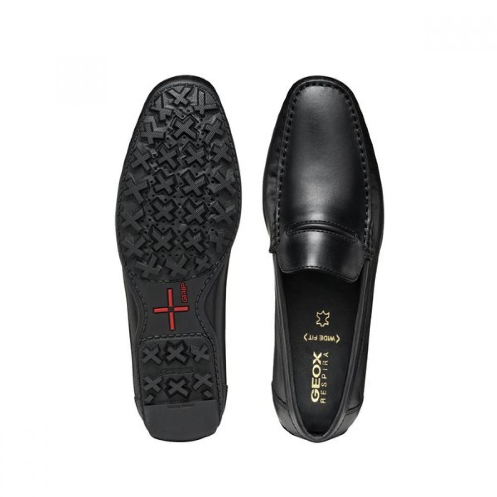 Geox Мужские S Comfort моккаSin Лоферы Черный 9gxe5a4f1m