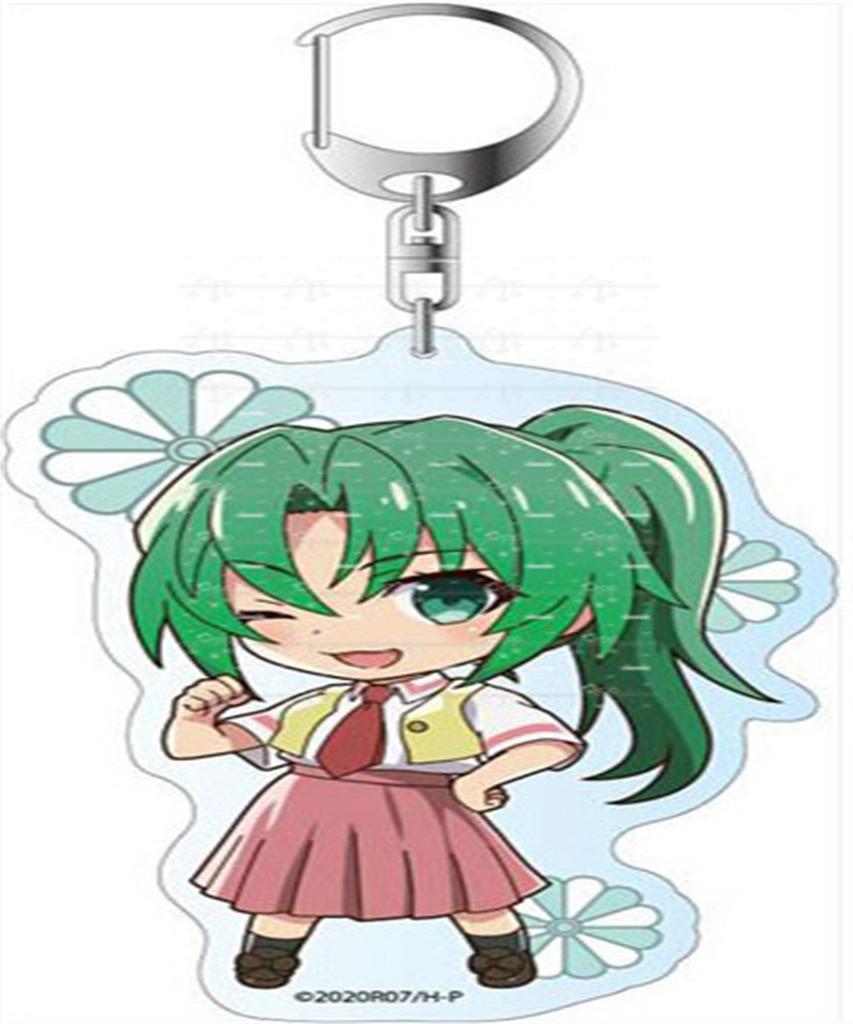 Модные подарки для фанатов аниме Higurashi When They Cry HD Персонажи Акриловый брелок Рюгу Рэна Сонодзаки Мион Серия настольных украшений