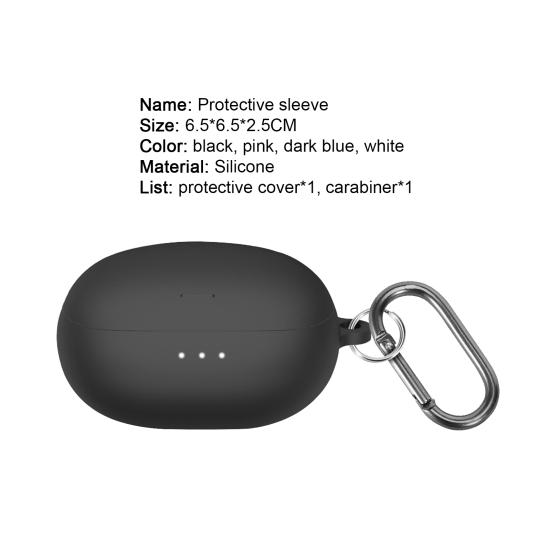 Защитный чехол Мягкий протектор для беспроводных наушников Противоударный силиконовый чехол для Anker Soundcore Liberty