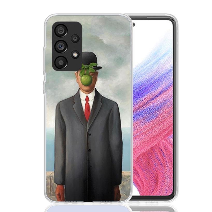 Rene Magritte Art Phone Case for Samsung Galaxy A17 A16 A15 A14 A13 A57 A56 A55 A54 A53 A37 A36 A35 A34 A33 A26 A25 A24 A23 Gala