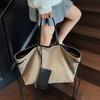 Large Capacity Tote Bag Women's 2025 New Versatile Shoulder Handbag Casual Canvas Bag for Class Commuting