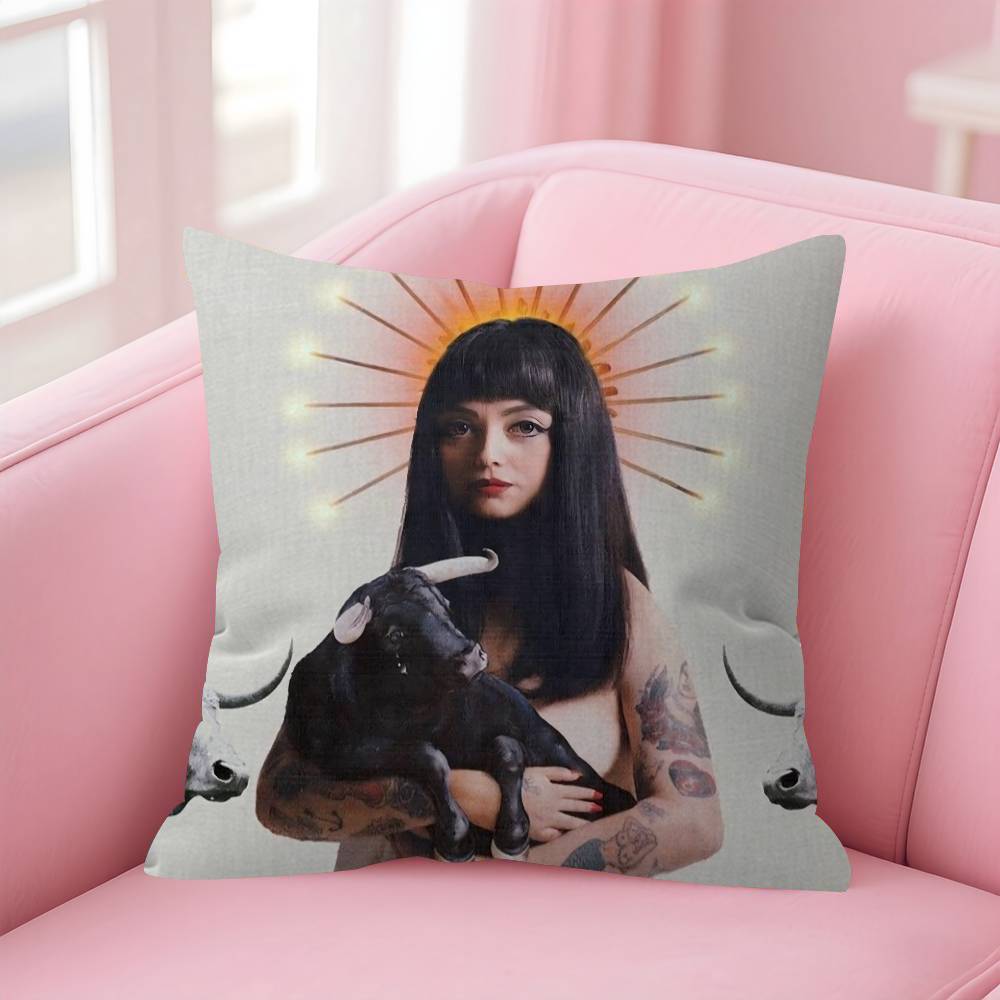 Singer MMon Laferte Music  Cushion Cover Car Throw Pillow Case For Sofa Car Christmas Gift 40x40cm 45x45cm
