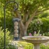 2Pcs Metal Material Hanging Bird Feeder Iron Wild Bird Feeder Sturdy Fat Ball Feeder  Terrace Use