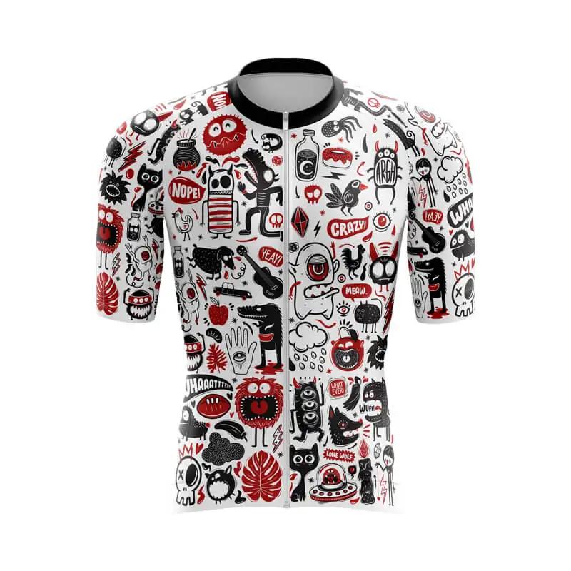 Cartoon Cycling Clothing Men Ropa Ciclismo MTB Cycling Clothes Short Sleeve Bike Short Maillot Ciclismo Jersey Set Cycling Suits