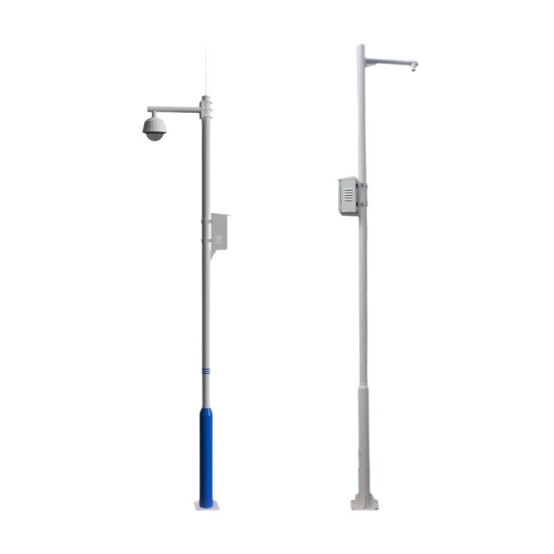 Ветроустойчивый оцинкованный методом горячего цинкования антикоррозийный столб для мониторинга общественной безопасности