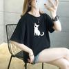 Short-sleeved T-shirt Women's Summer Student Casual Cartoon Blouse Fashion Round Neck   Women's Clothing