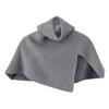1Pc Knitted Shawl Solid Color Outfit Neck Protector Fake Collar Detachable