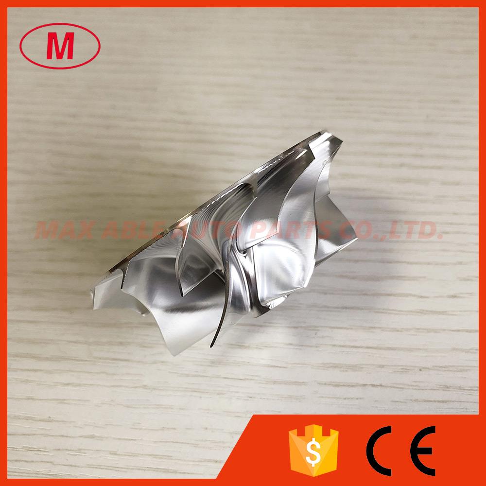 RHF5 reverse 54.50/70.00mm 7+7 blades High performance Turbo milling/aluminum 2618 /billet compressor wheel