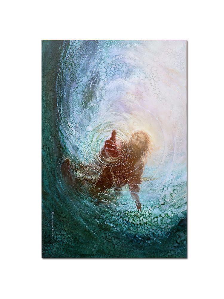 Vintage Jesus Christ The Hand of God Canvas Painting Poster And Print Catholic Christian Wall Art For Living Room Home Decor
