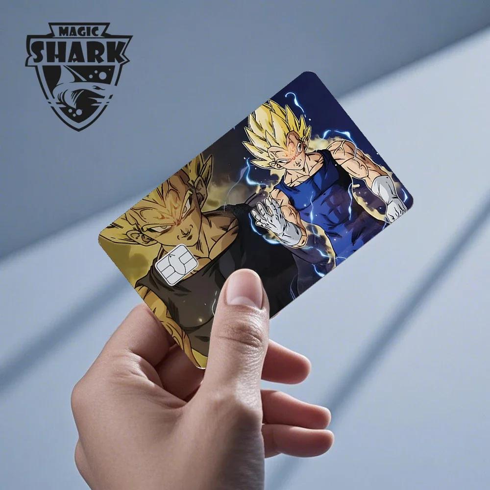 Новая водостойкая наклейка-обложка Skin Cover Skin Sticker с Гоку и Фризой для кредитной, банковской, дебетовой карты, не выцветающая