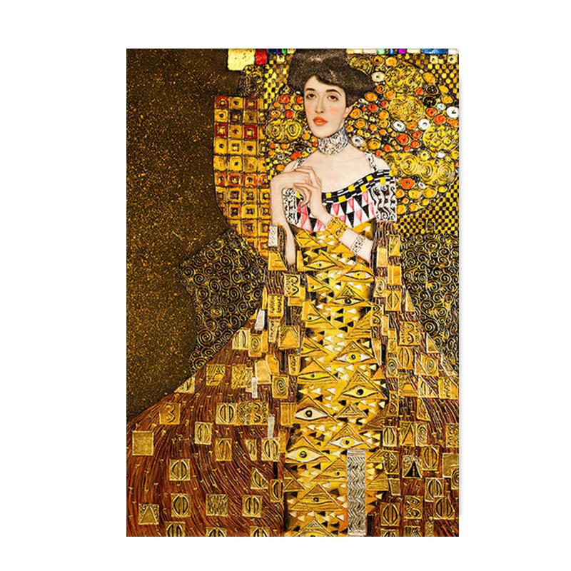 Густав Климт знаменитая картина «Мать и ребенок», холст, постеры и принты, абстрактные настенные художественные картины «Поцелуй Климта» для домашнего декора комнаты