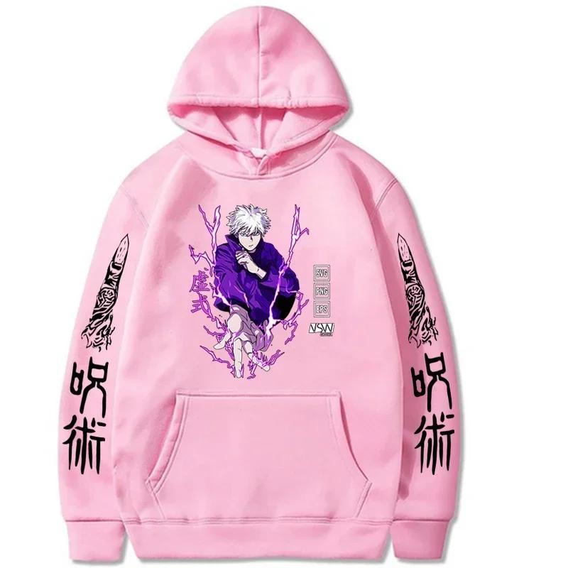 Anime Jujutsu Kaisen Hoodie Men Women Sweatshirt Streetwears Oversize Winter and Autumn Anime Sweatshirts Hoodie