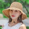 Women Summer Mesh Sun Hats Solid Color Mesh Fisherman Hat Packable Beach Sun Hat for Fishing Hiking Vacations Traveling Use