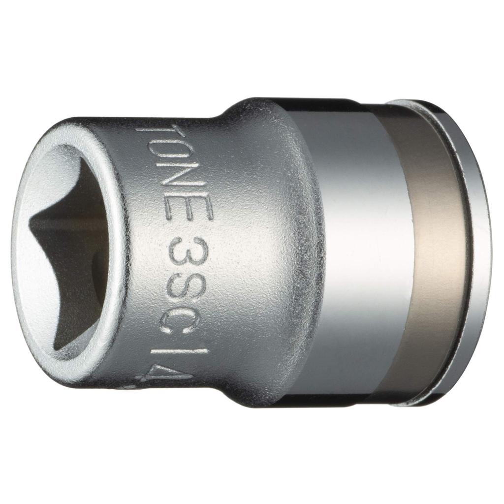 TONE Nut Catch Socket Drive Angle Width Across Flats 14mm (hexagonal) 3SC-14 9.5mm (3/8")