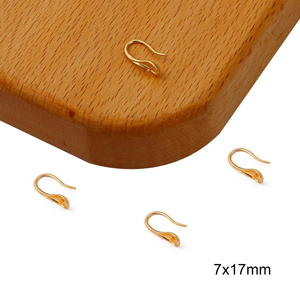 Позолоченные медные французские серьги-крючки, застежки, провода для ушей, аксессуары для изготовления ювелирных изделий своими руками