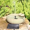 1.2W Solar Panels Water Fountain Pump with 6 Nozzles Solar Powered Fountain Wave Maker for Outdoor Bird Bath Garden Fish Pond