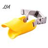 Soft Pet Muzzle for Grooming Dog Duckbill Muzzle, Silicone Anti-Bite Mouth Cover, Adjustable Anti-Barking Safe Vet Visits Small Medium