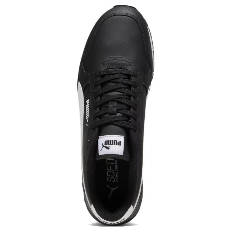 Puma ST Runner V4 Leather Black White Unisex Sneakers 399068-01