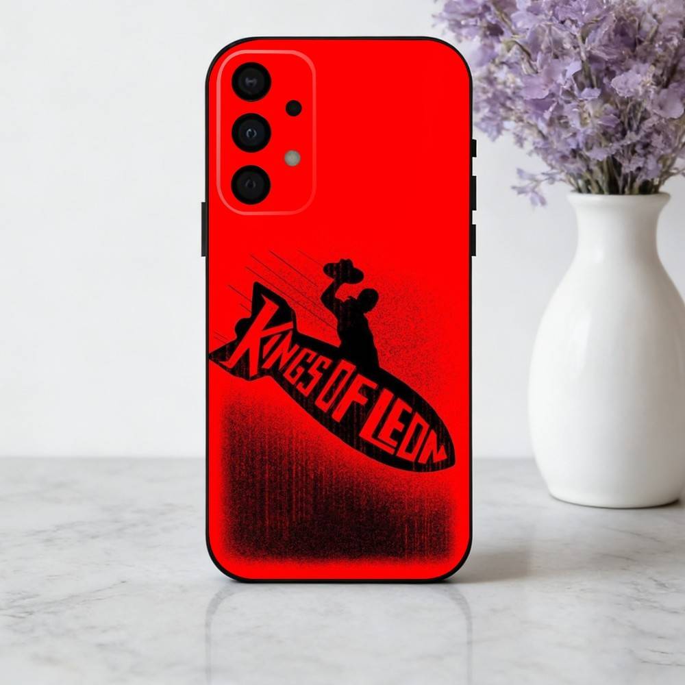 Электризующий чехол для телефона с изображением группы K-Kings of Leon Для Samsung Galaxy A73,A72,A71,A70,A53,A52,A51, Мягкий силиконовый черный чехол
