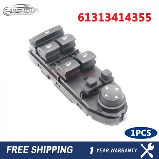 Front Left Driver Master Power Window Switch 61313414355 for 2004-2010 BMW X3