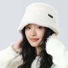 Плюшевая толстая рыболовная шапка осень-зима защита ушей теплая шапка женская плоская верхняя часть шапка для бассейна