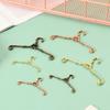 5pcs Gift Toy Alloy 4/6.5cm Hangers Bedroom Decor Dollhouse Furniture Dolls Clothes Accessories