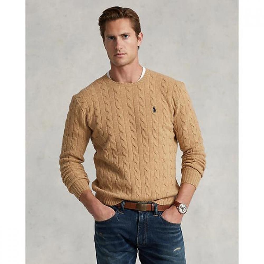 Polo Ralph Lauren Мужской шерстяной кашемировый свитер крупной вязки mnpoSwe16821235200