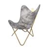 Butterfly Chair - Leather Folding Chair–Living Room Comfortable Armchair