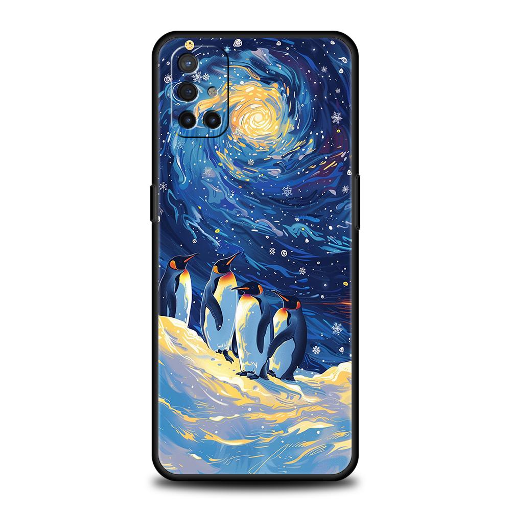 Luxury Pudgy Penguins Art Phone Case For Oneplus 13R 13 12R 12 10T 11 10R Nord N30 N200 N10 9 9R CE 2 3 Z Pro 5G Soft TPU Cover
