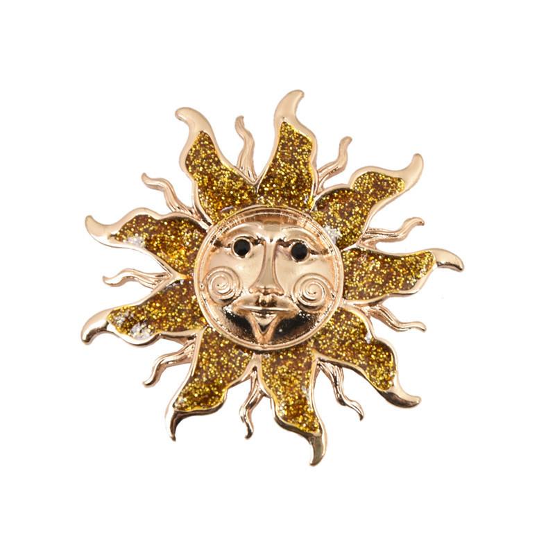 Винтажная эмблема «Млечный путь» со звездой и луной, круглая брошь с каплями масла и бриллиантами, жемчугом, брошь, аксессуары