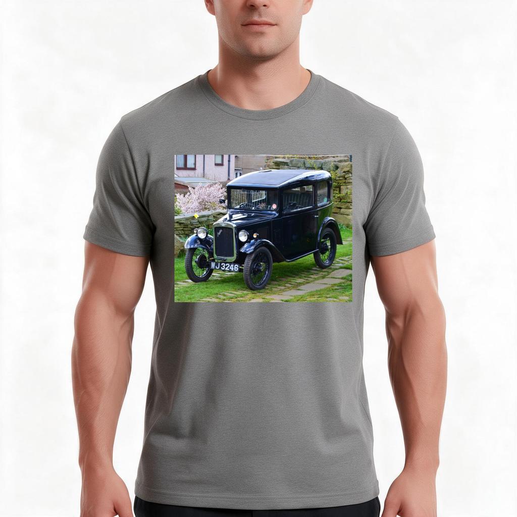 Austin Seven Tshirt Summer Casual Cotton Tee Oversized Streetwear Tops Vintage Graphic Print Loose Fit Short Sleeve