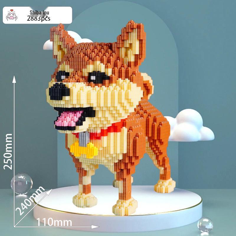 Микки 3D Пазл Строительные Блоки Игрушка Украшение Модель Подарок