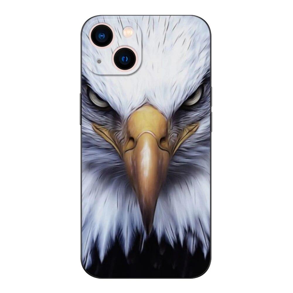 Чехол для телефона Eagle для iPhone Samsung Galaxy Redmi Xiaomi Oppo OnePlus Note SA 7 8 9 10 11 12 13 14 20 21 22 23 53 54 Pro Max Plus Ultra TPU Soft