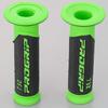 Daytona PROGRIP 732 Type Motorcycle for Diameter 98097 Grips, 125mm, 22.2mm Handlebars, Anti-Vibration Gel, End-Penetration, Black/Green,