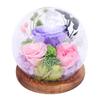 Flowers Glass Globe Light Exquisite Multifunctional LED Flower Glass Globe Desk Lamp Type 2