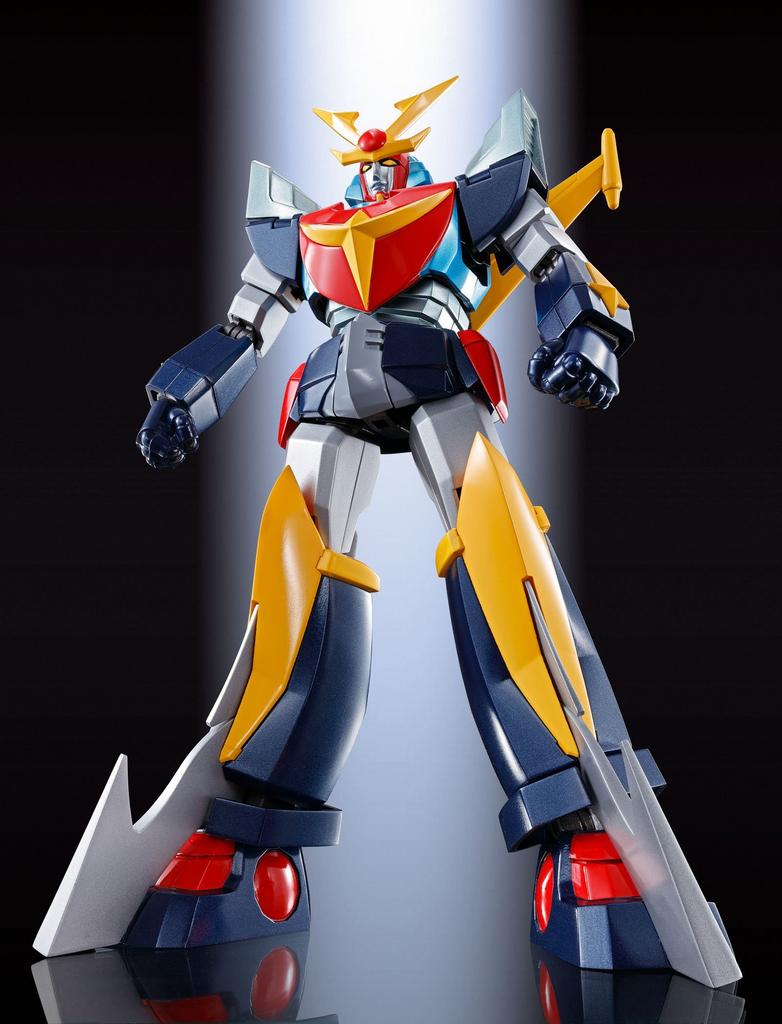 TAMASHII NATIONS Soul of Chogokin Muteki Steel Man Daitarn 3 180 мм ABS литье под давлением ПВХ окрашенная подвижная фигурка GX-82 FA. приблизительно. & &
