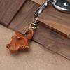 PU Leather Hanging Ornament Elephant Bag Pendant Classic Car Key Chain  Gift