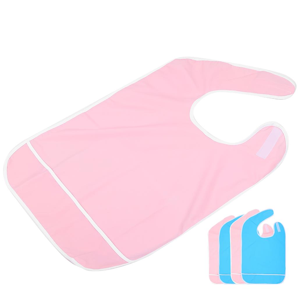 Adult Anti Oil Reusable Rain Proof Bib Apron Eating Bib Dining Aid Protector