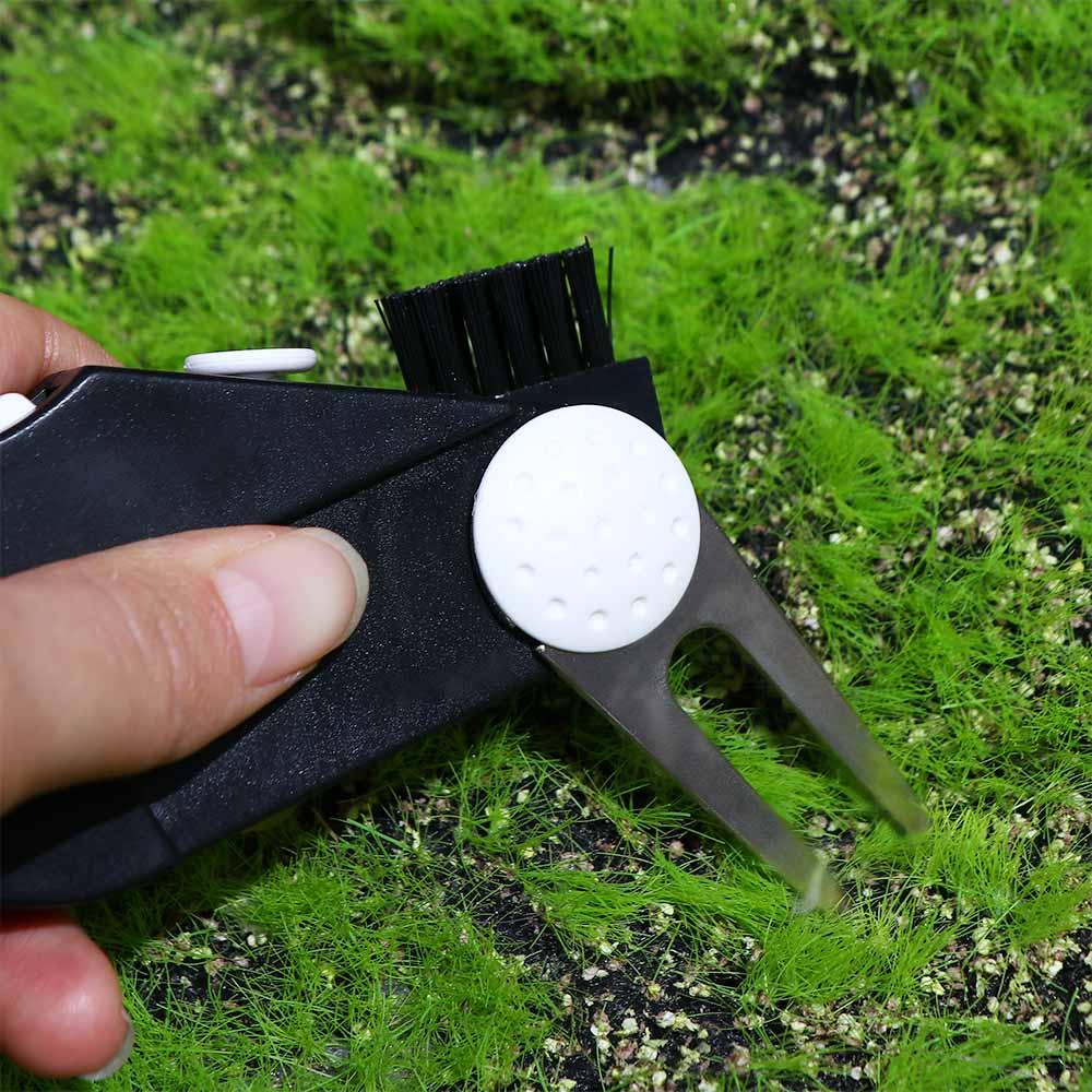 Switchblade Tool Ball Fork Green Fork Golf Pitch Accessories Golf Divot Repair Tool Score Counter